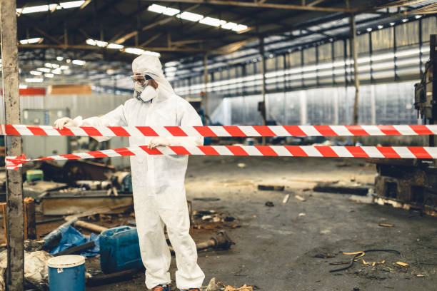 Professional Biohazard technician working in Windsor, MO